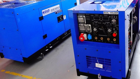 1500/1800rpm borstelloze Kovo Diesel Lasgenerator Ew500dst