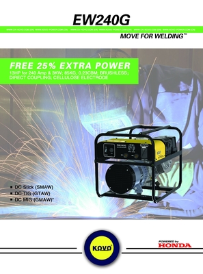 Draagbare opwarmmachine-generator Ew240G met pulsfrequentie 885