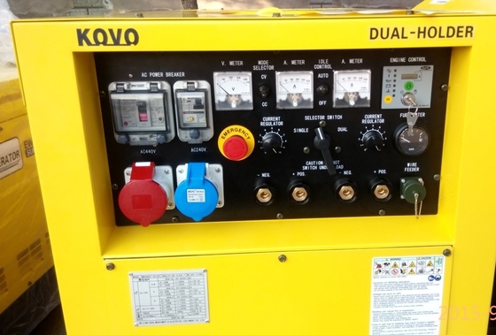 80% nominale werkcyclus 40°C KOVO EW400DST Motordriven Diesellassen Motosoldadoras
