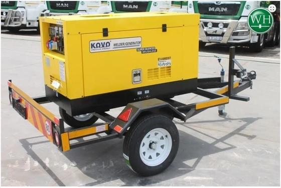 30-400A Lasmachine EW400DST door KOVO Generator met 40kVA Load Power Capacity